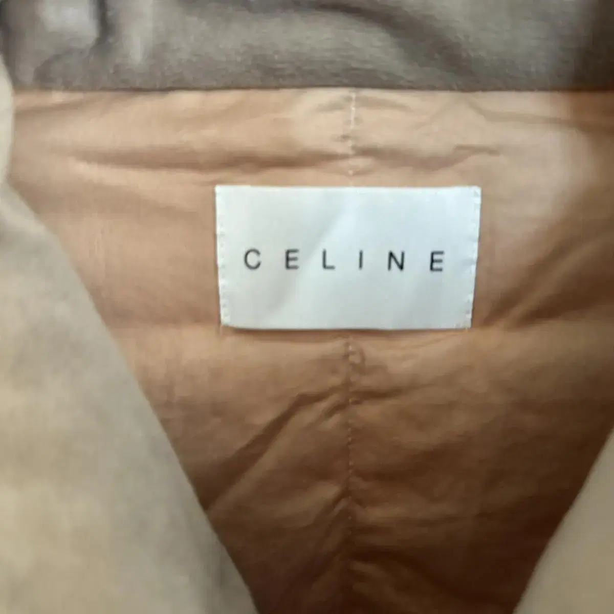 셀린느 celine 로고 마카담 푸퍼 다운 베스트