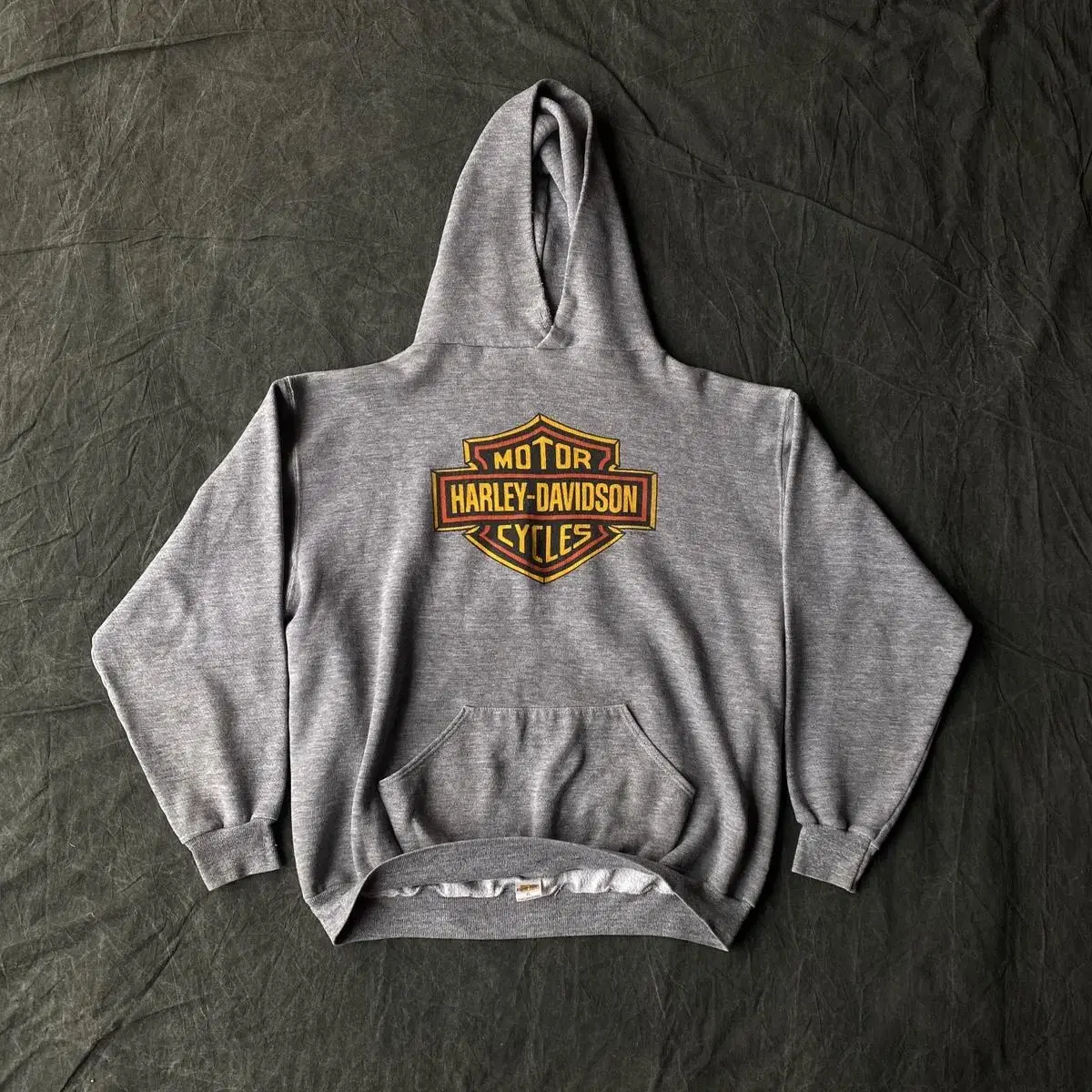 70s russell russell x harley davidson hoodie