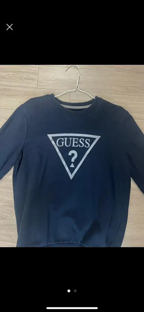 게스 guess 맨투맨 s 네이비