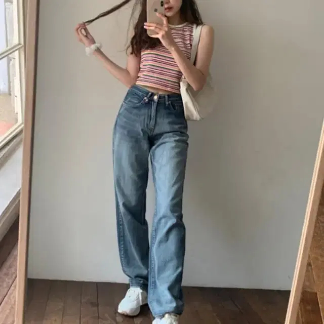 (구매) 팜므뮤즈 BRUSH WASHING DENIM PANTS / 팬츠