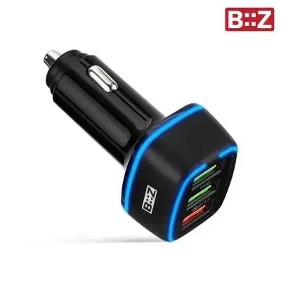 [새상품] 비즈 고속 차량충전기 USB 3포트 C타입 버스 트럭 12V