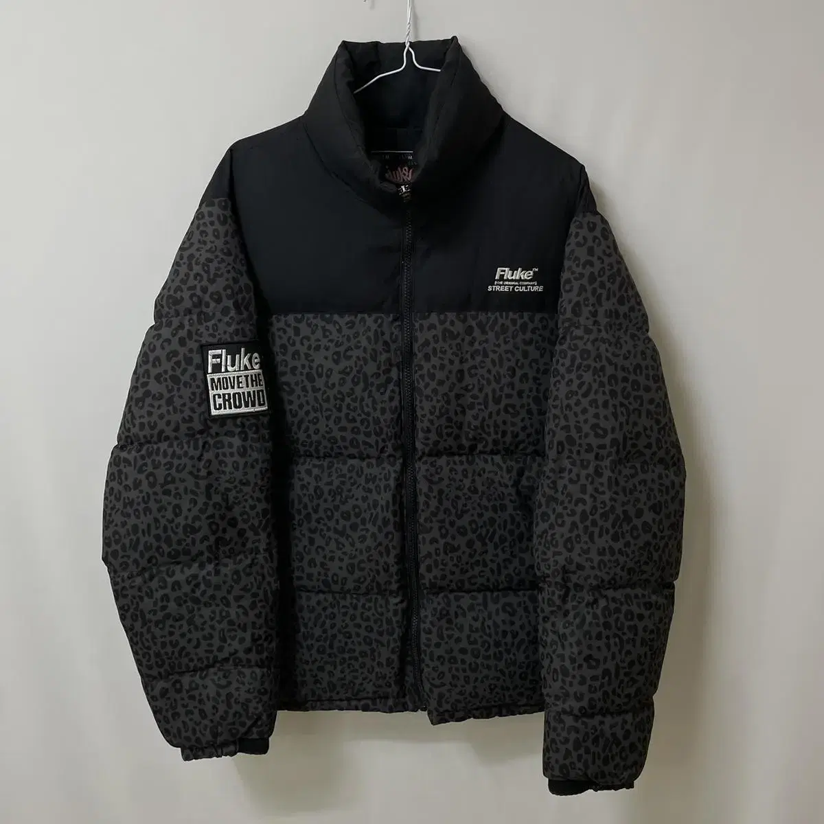 [ XL ] Fluke Men's Waffen Leopard Puffer Padding