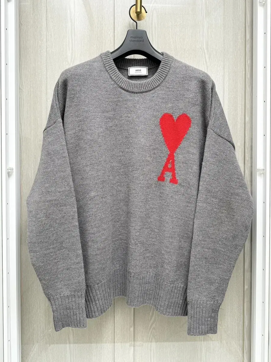 [Shop] Army Big Heart Knit Grey M