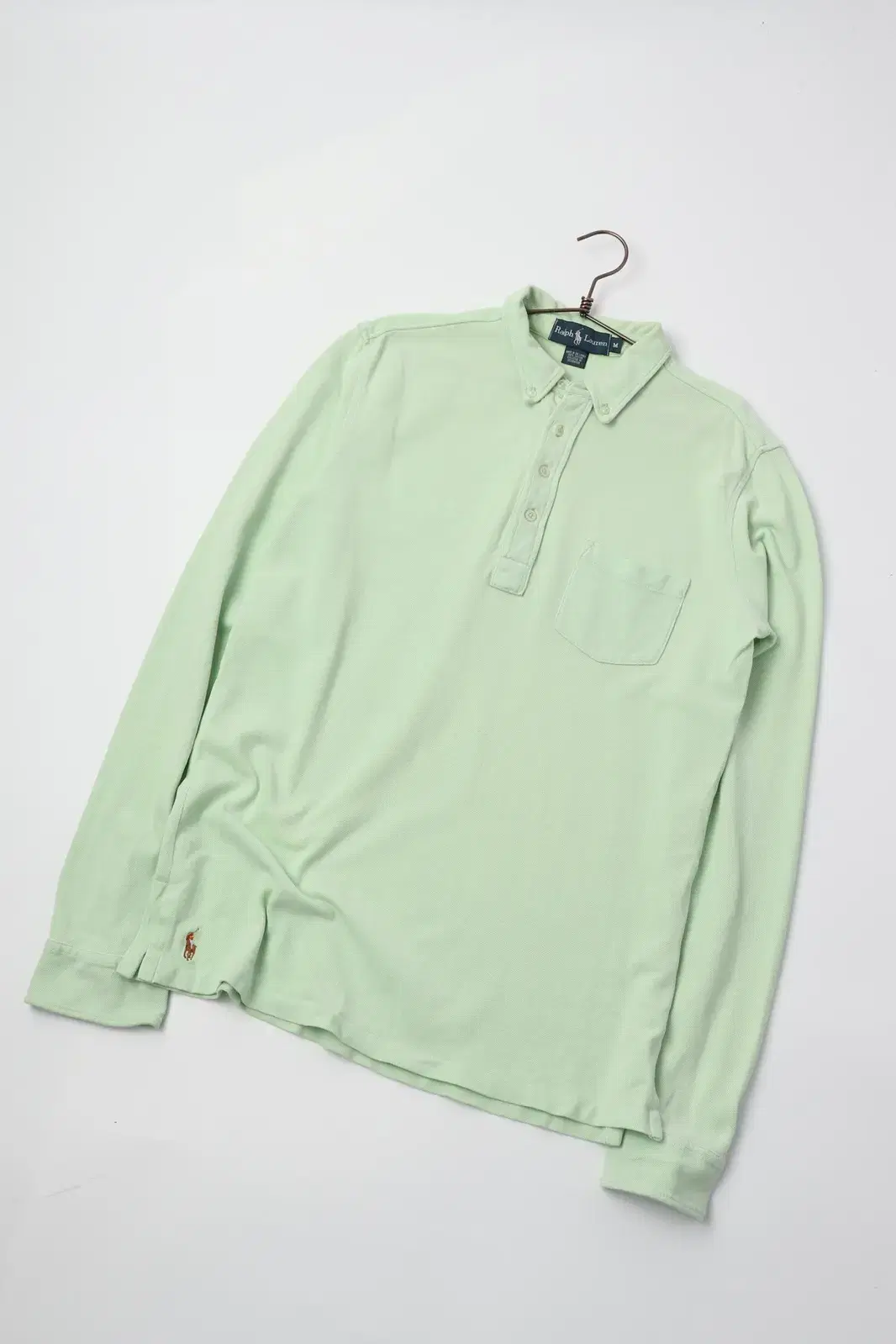 Polo Color Pony Pocket Long Sleeve Karati (100)