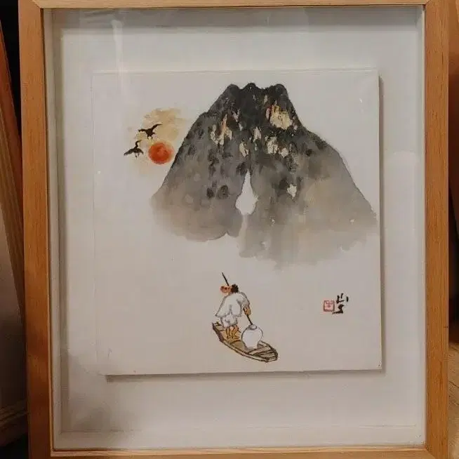 조어도산정 서세옥그림