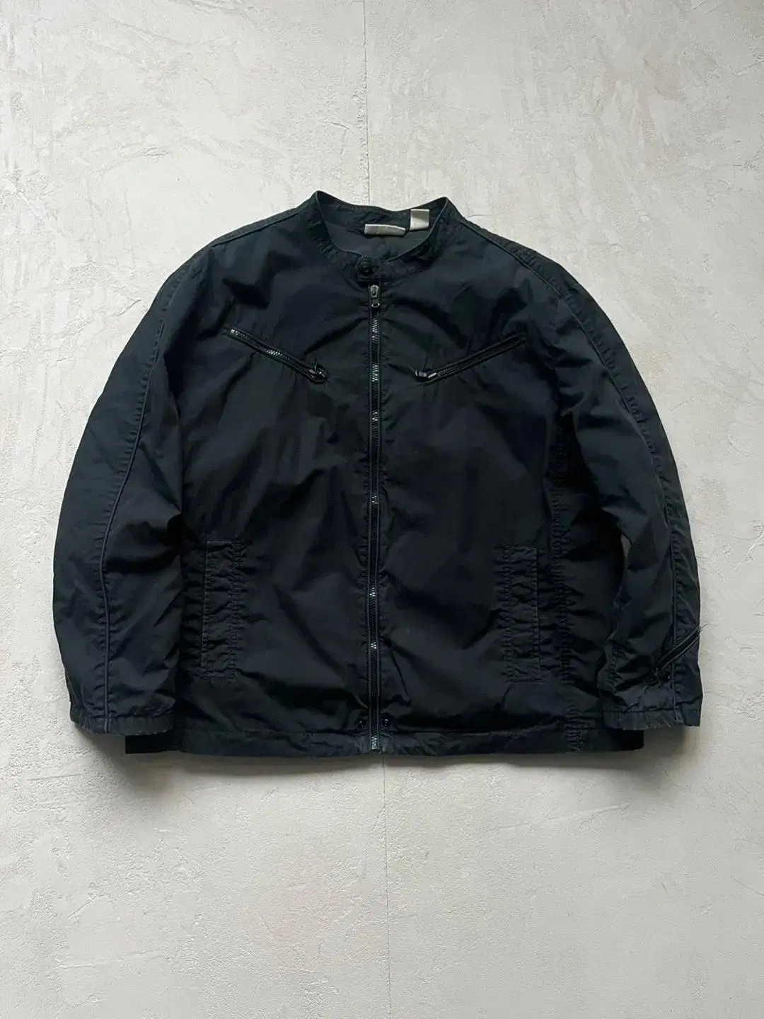 2XL) DKNY Jins Biker Ripstop Jacket