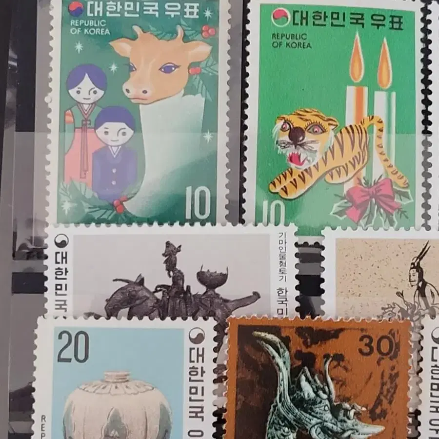 1970년대 우표 30종 모음집(8)