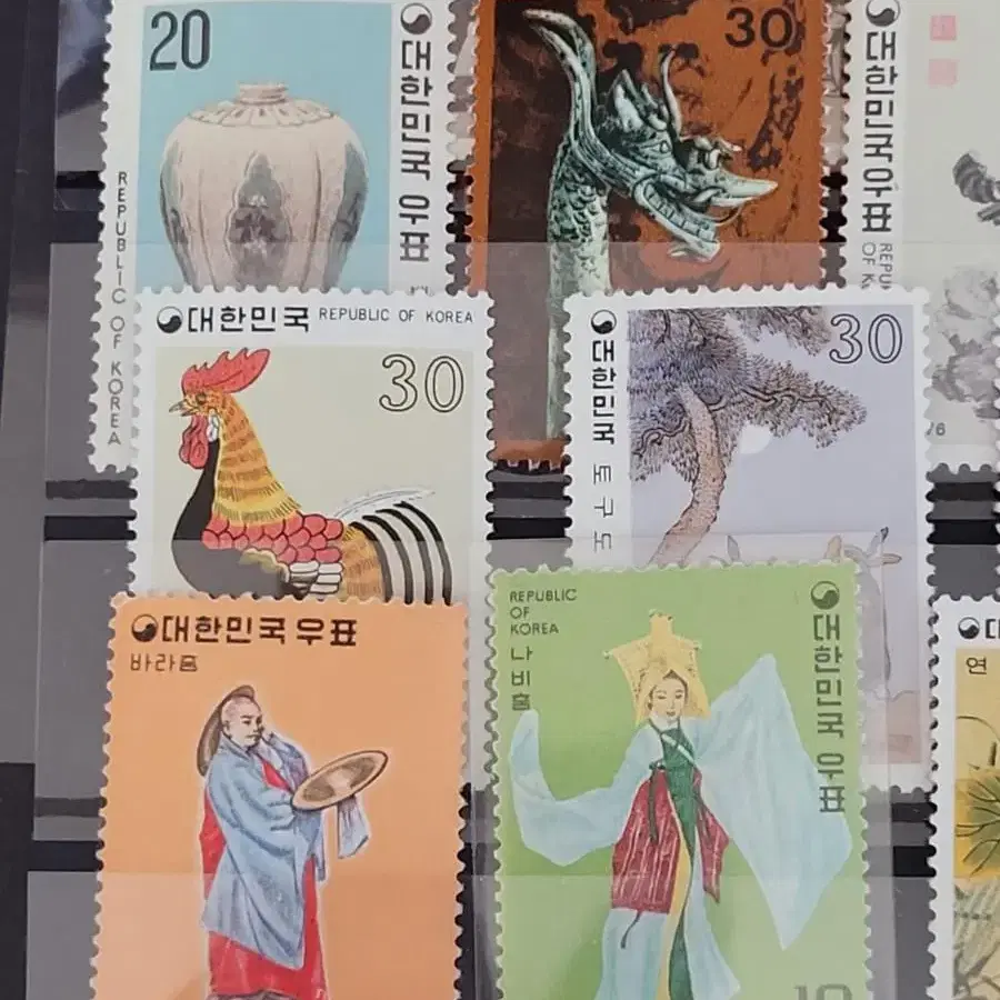 1970년대 우표 30종 모음집(8)