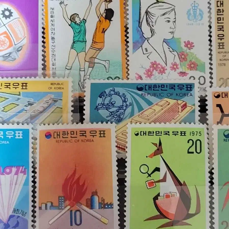 1970년대 우표 30종 모음집(9)