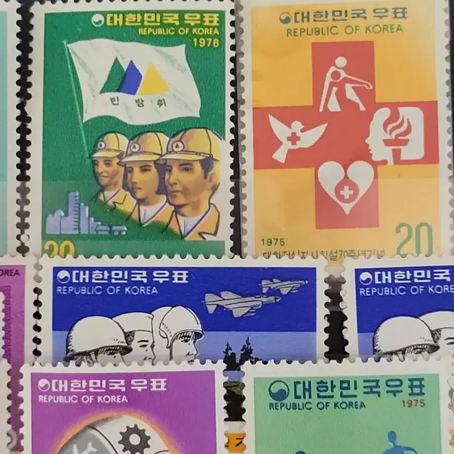 1970년대 우표 30종 모음집(10)