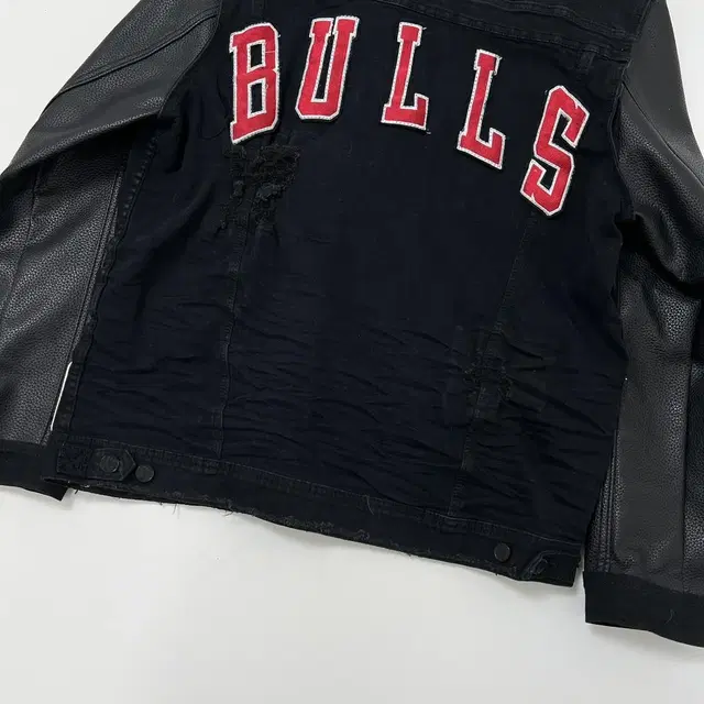 (무료배송) UNK NBA BULLS 시카고불스 레더암 자켓