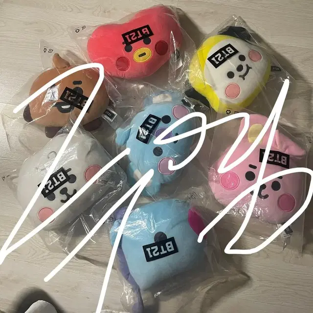 BT21 베이비 페이스쿠션( p2치미는 덤입니다!)