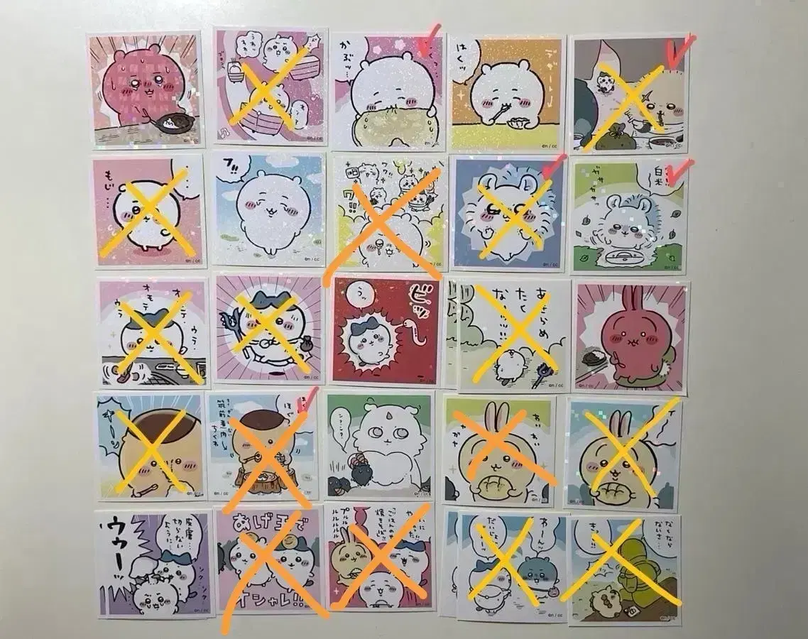 Munjak ears seal sticker Chiikawa momonga rakko usagi hachiware