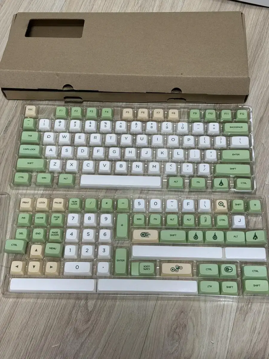 Green Yel Keycaps XDA