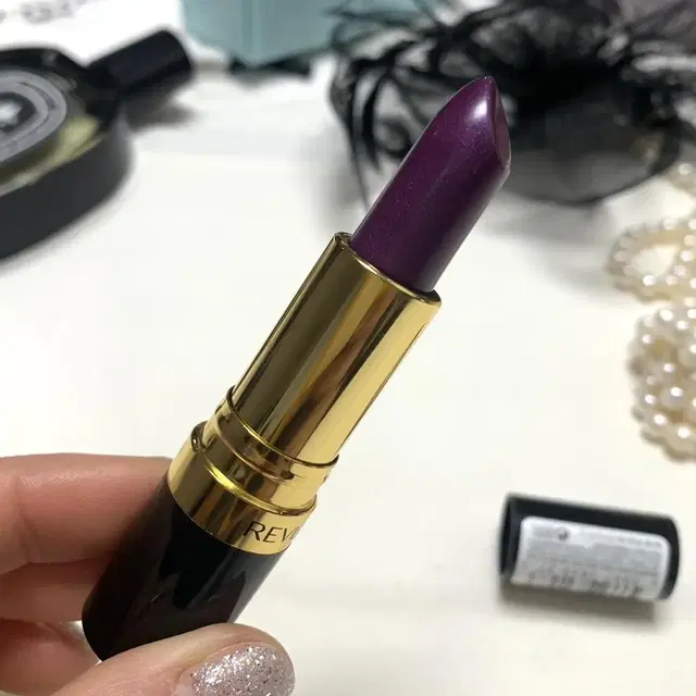 (새상품) REVLON 립스틱 와인색립스틱 세미매트립스틱