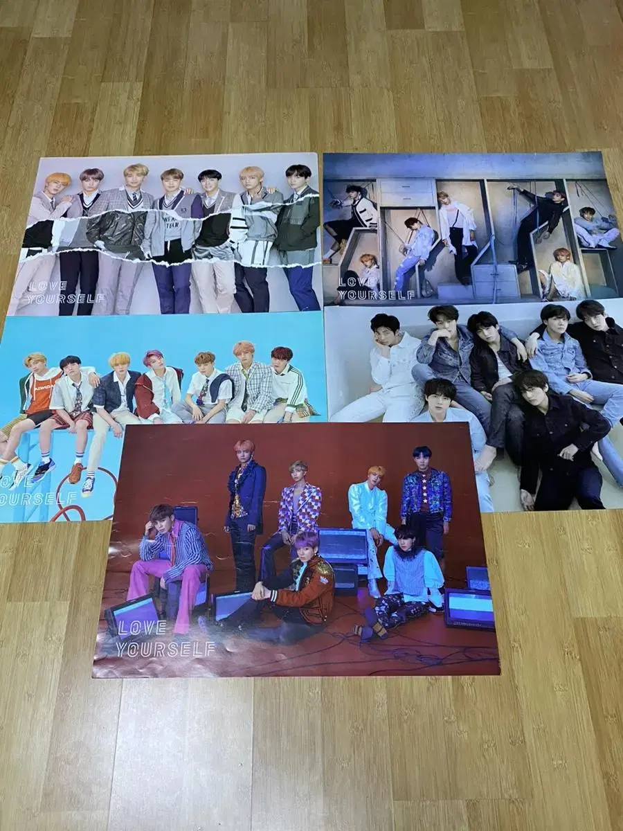 BTS bangtan Love Yourself Rubsell Poster