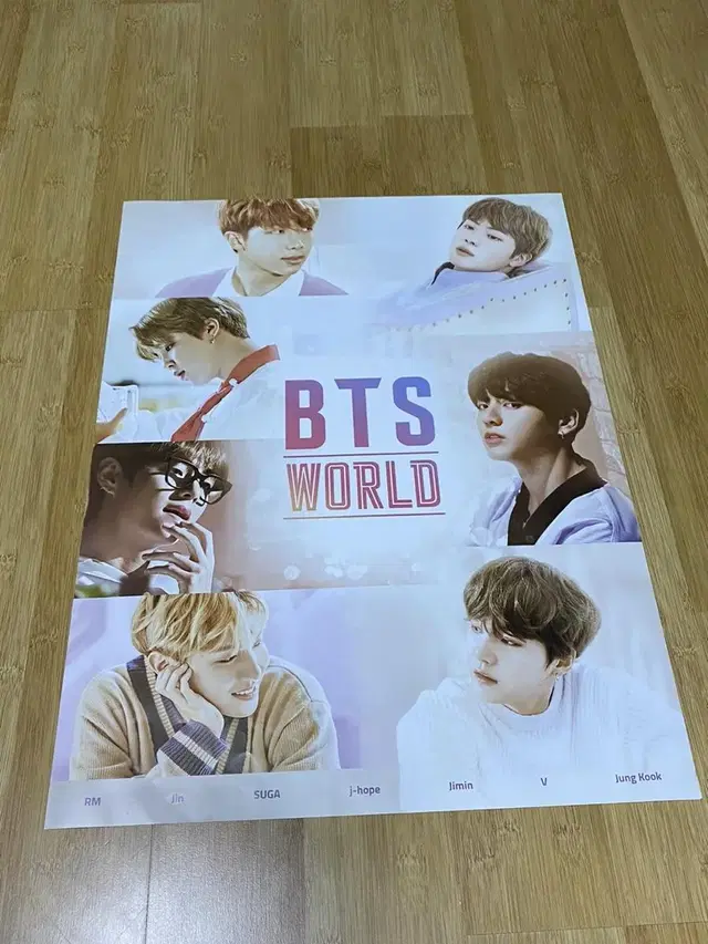 BTS 방탄 BTS WORLD 단체 포스터