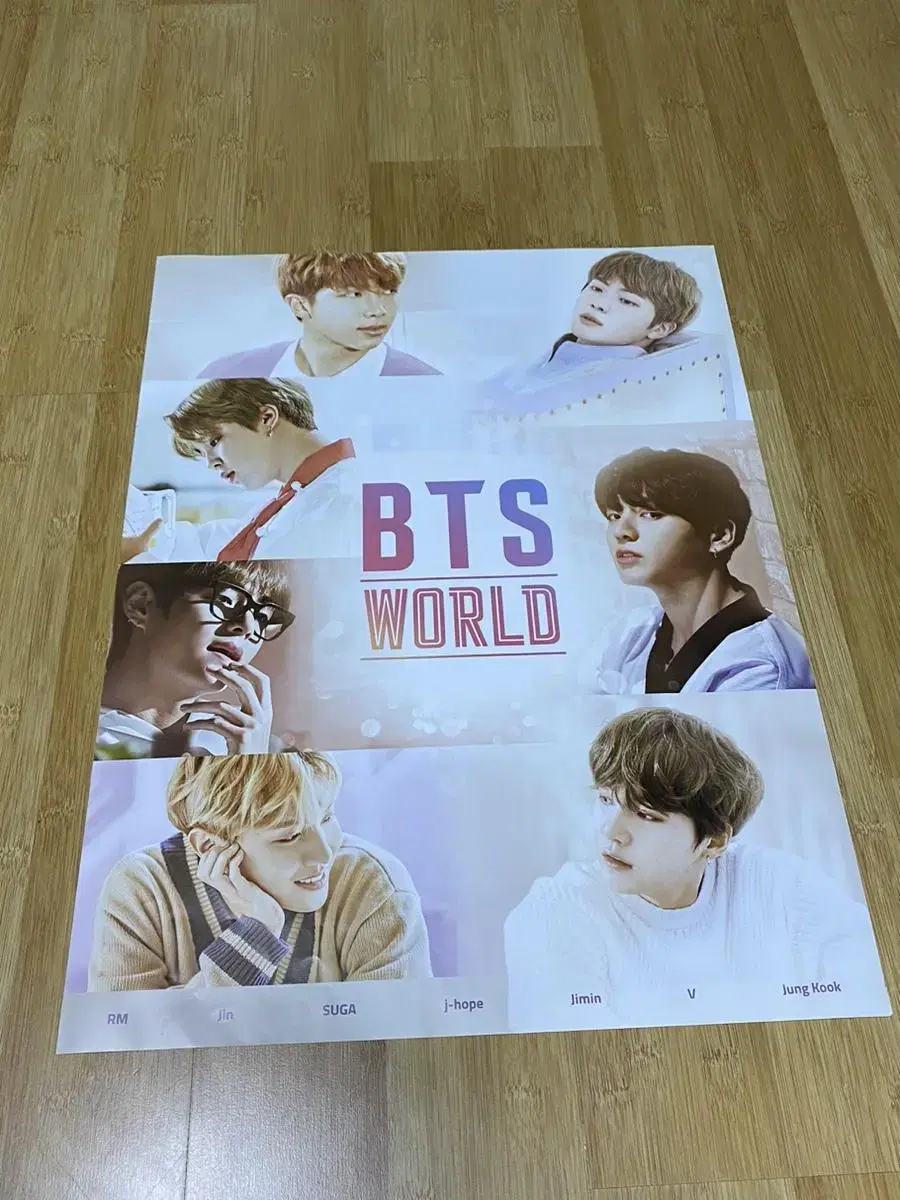 BTS bangtan BTS WORLD group poster