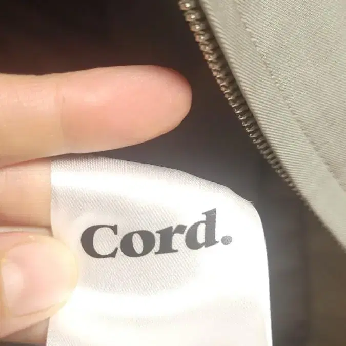 cord 블루종 자켓