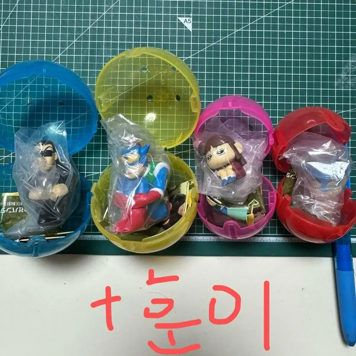 Unsealed)Bulk of 5)Waiting for Changu3 Gacha Figures Machibouke3