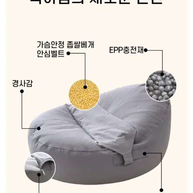 새상품 이몽 달숨 EPP 역류방지쿠션 역방쿠 좁쌀베개