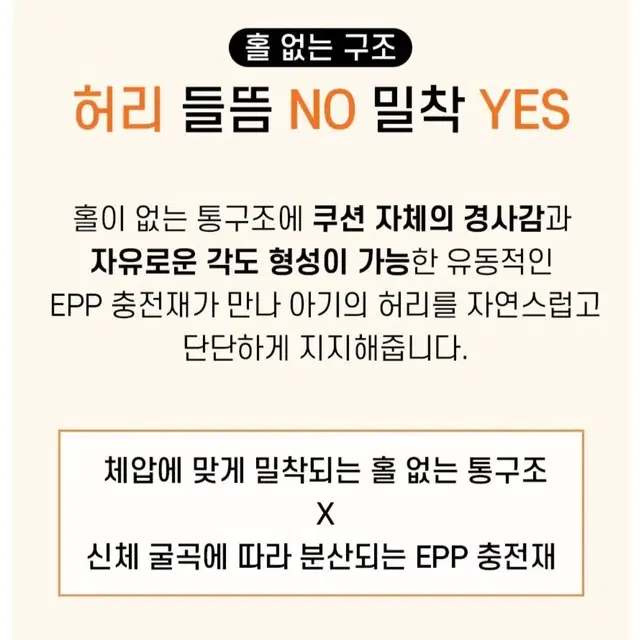 새상품 이몽 달숨 EPP 역류방지쿠션 역방쿠 좁쌀베개