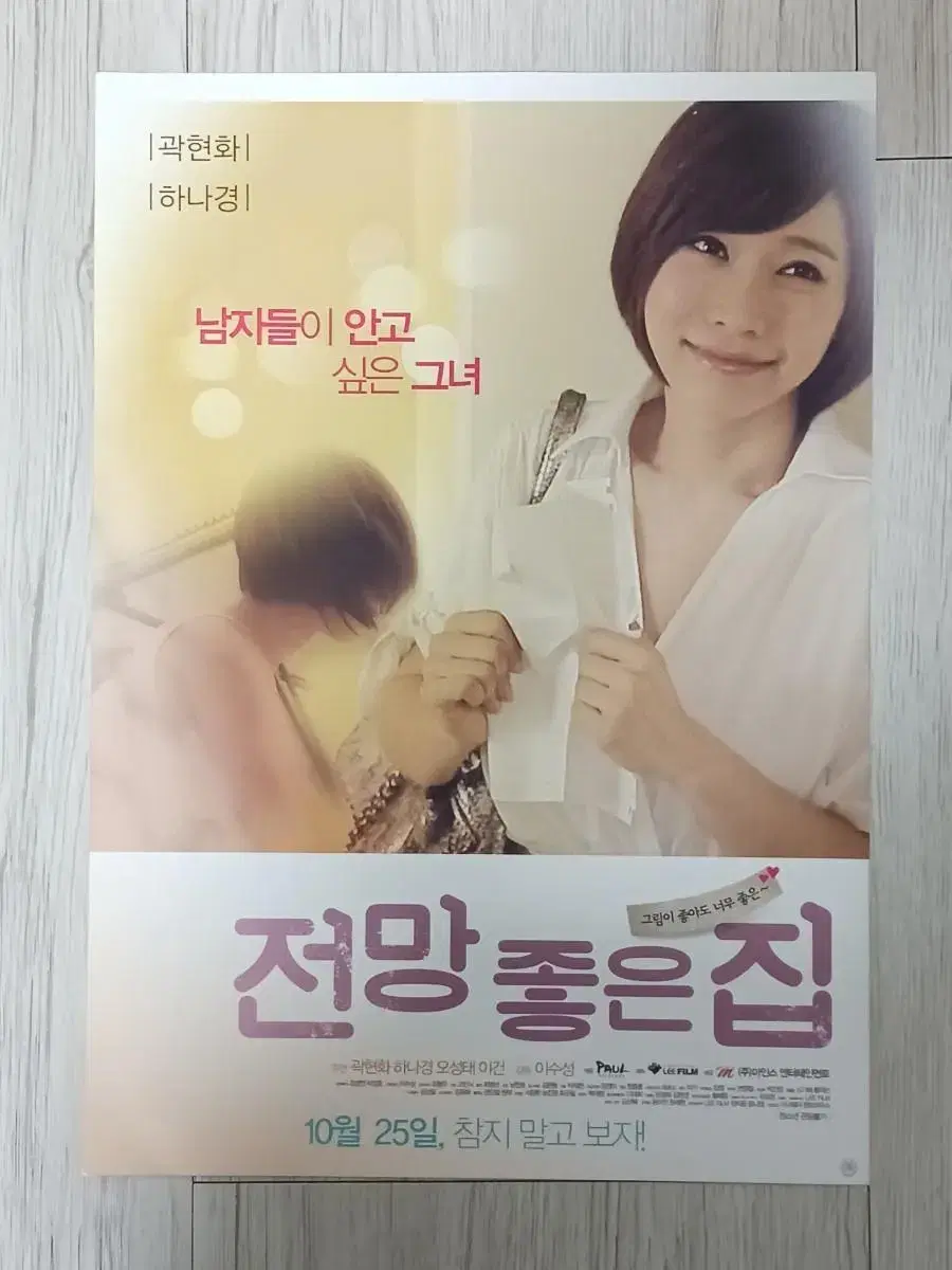 곽현화 하나경 전망좋은집(2012년)전단지