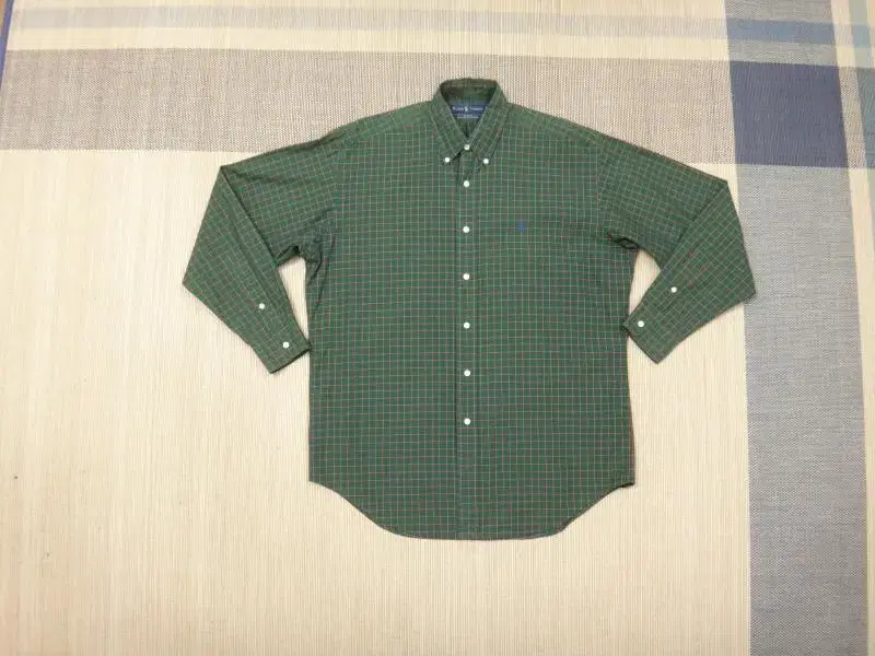 (XL) Polo Ralph Lauren Men's Check Pattern Long Sleeve Cotton Shirt