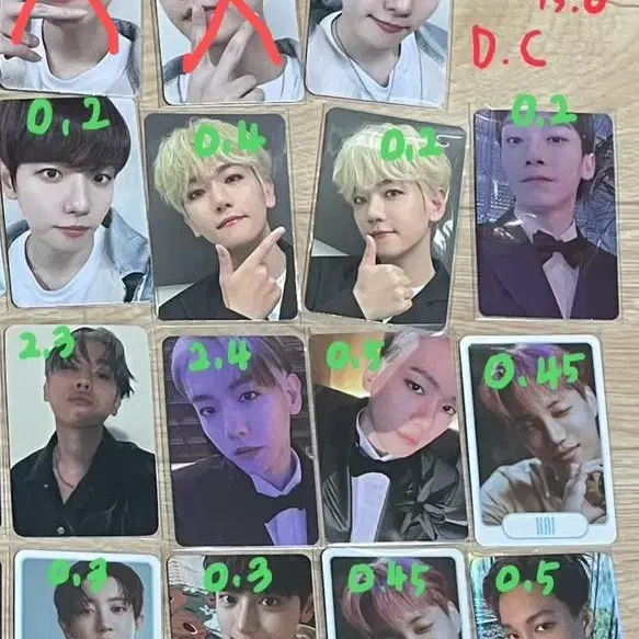 Exo photocard sell 엑소 크림소다 포카 양도합니다