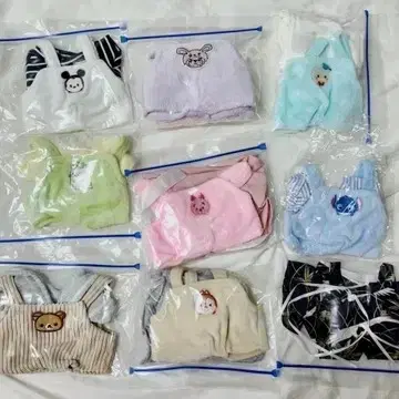 20cm용 솜인형옷 디즈니 멜빵 set, 기모노 set