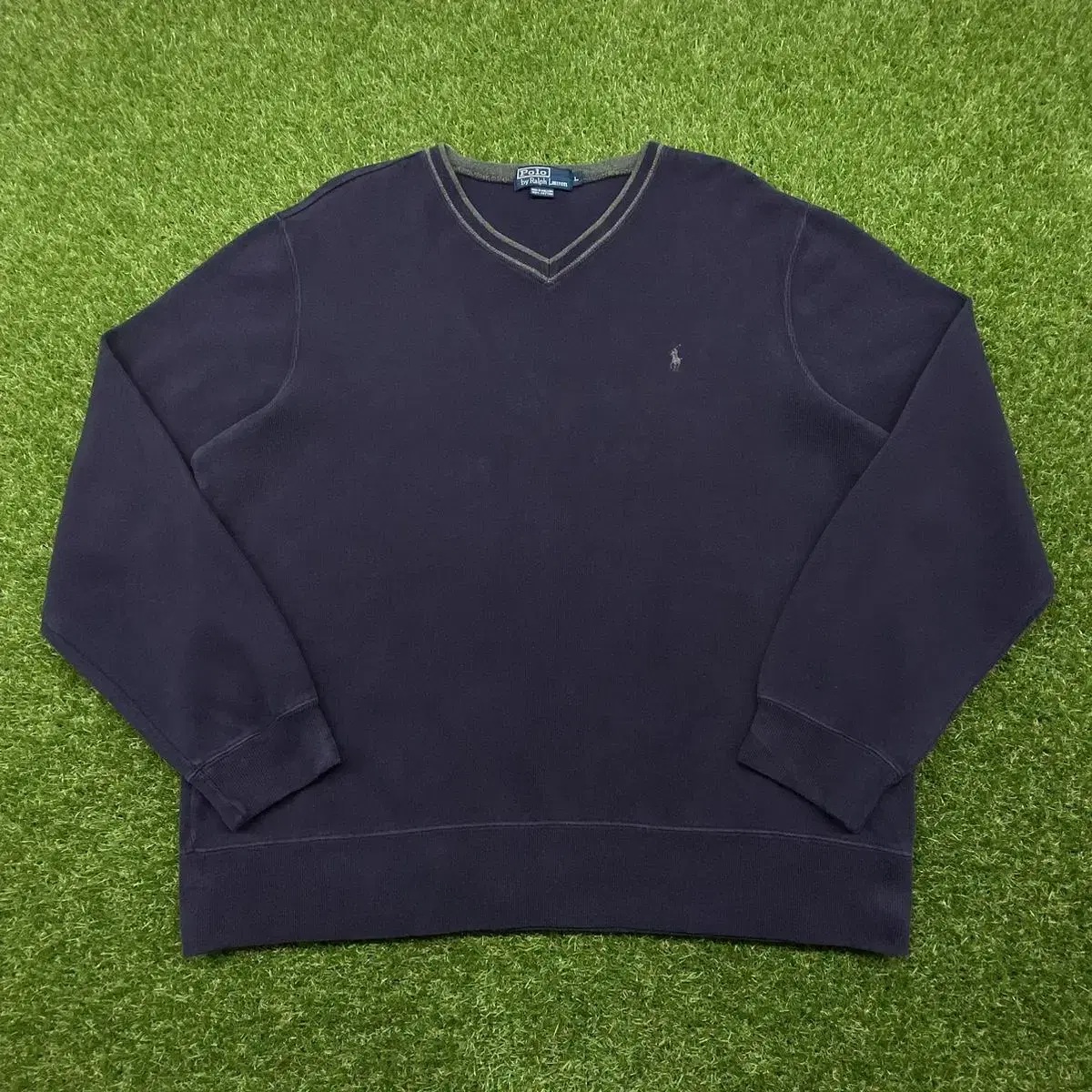 90s American Vintage Polo Ralph Lauren V-Neck Knit