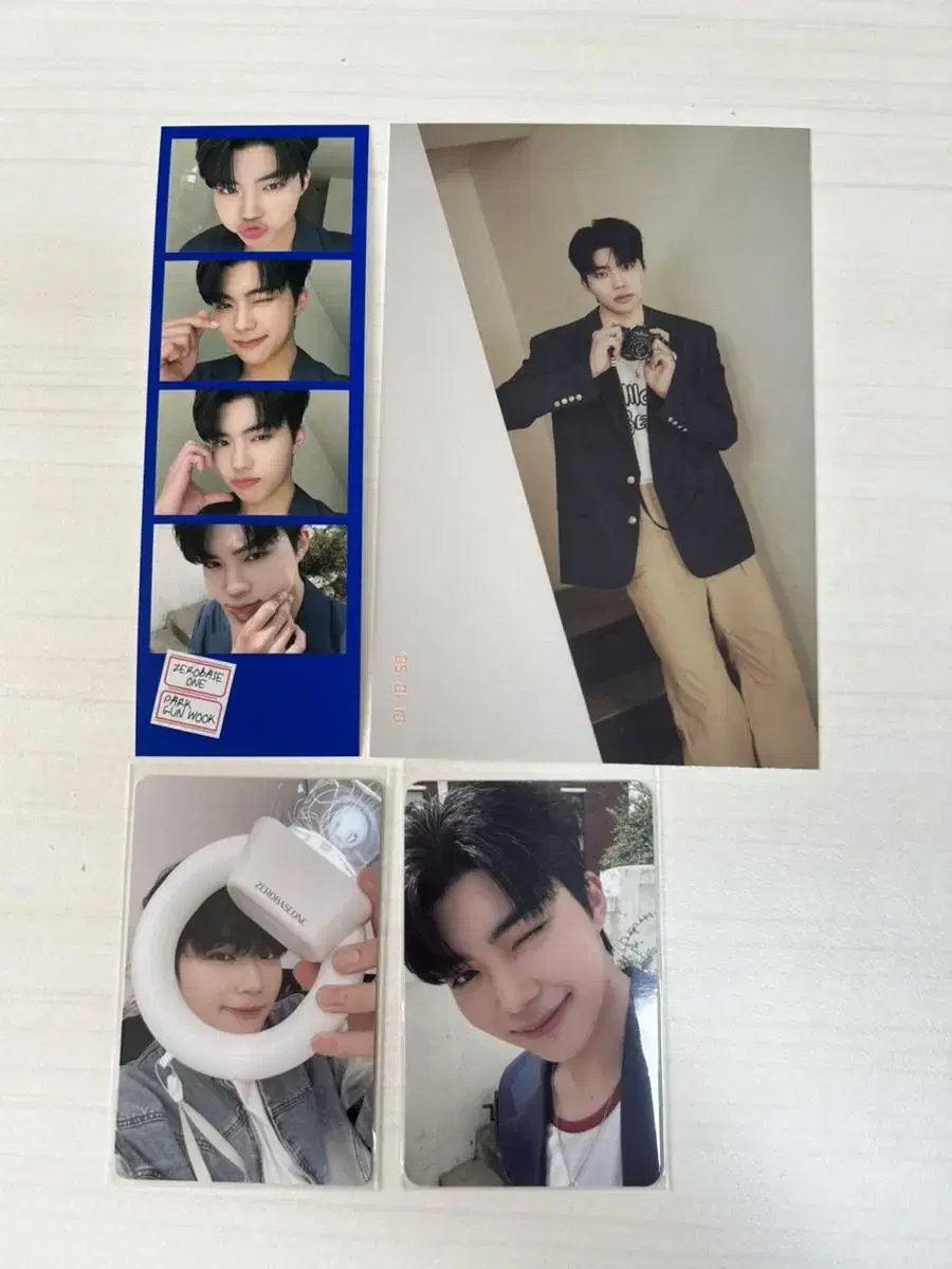 zb1 park gunwook fan clubpostcardnecutpoca lightstickpoca bulk wts