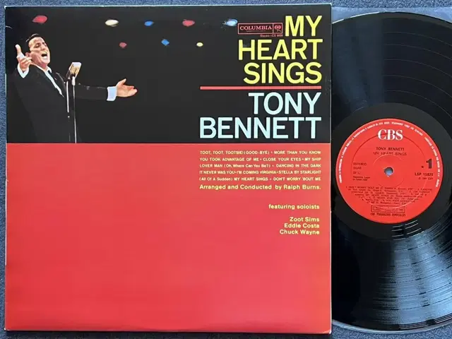 LP : Tony Bennett - My Heart Sings