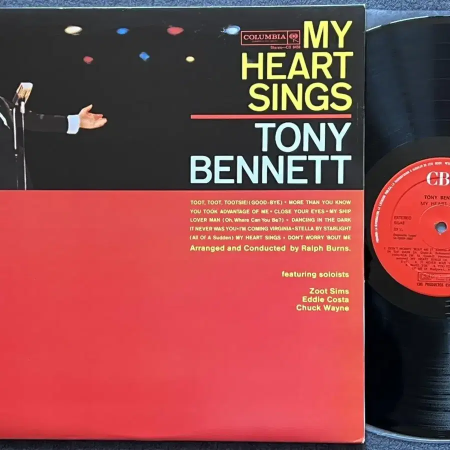 LP : Tony Bennett - My Heart Sings