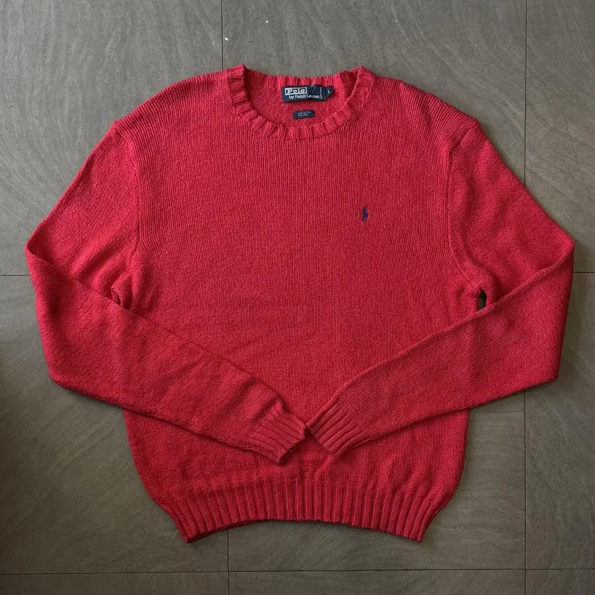 Polo Genuine Deep Pink Harvey Cotton Knit