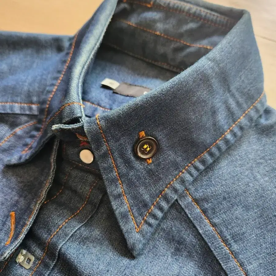 정품 디스퀘어드2 Indigo Denim Shirt-eu48