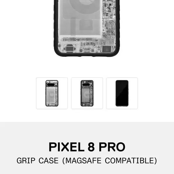 dbrand 구글 픽셀 프로 8 X-Ray 그립 케이스