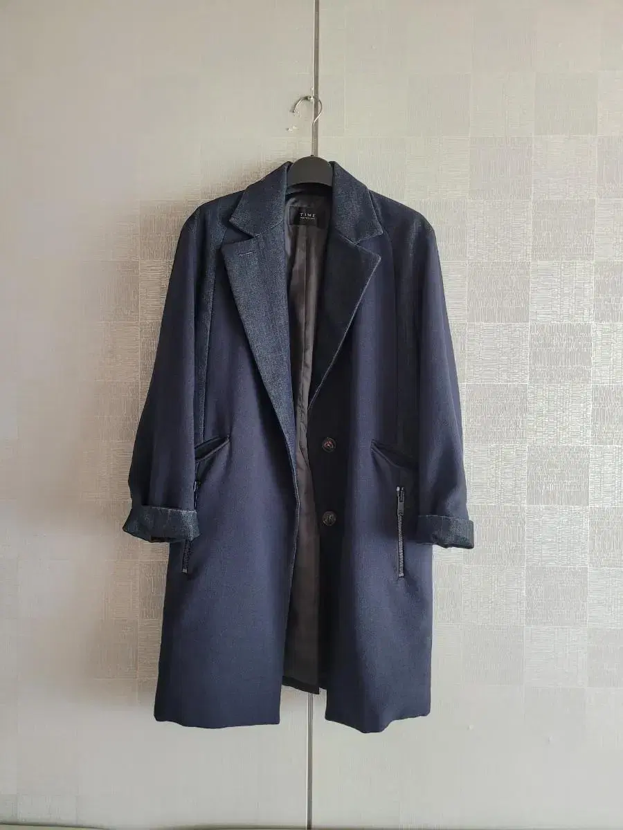 TIME) Time Hansom Trench Jeans Jacket FREE Coat