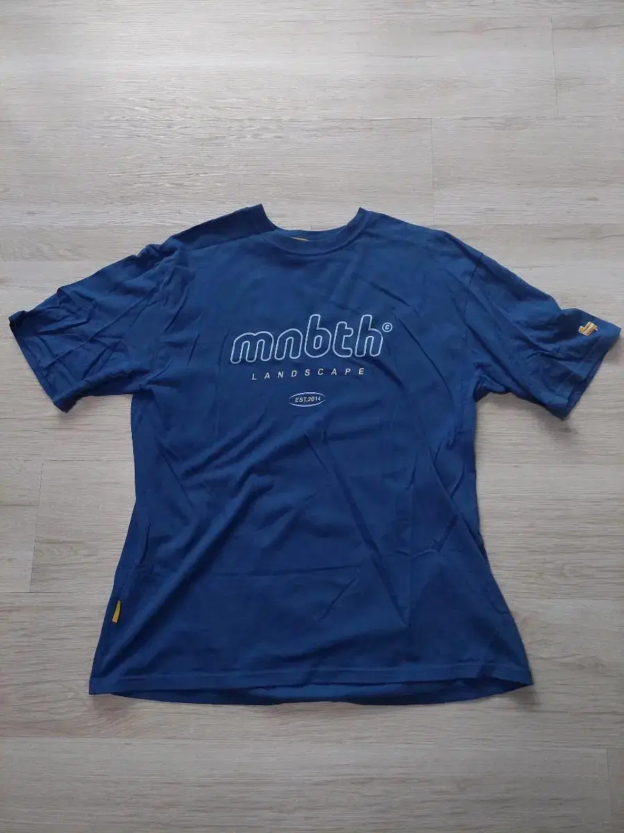 (*Tailor-made) Main booth short sleeve T-shirt bloo Size 3 (about XL) Loose fit overfit