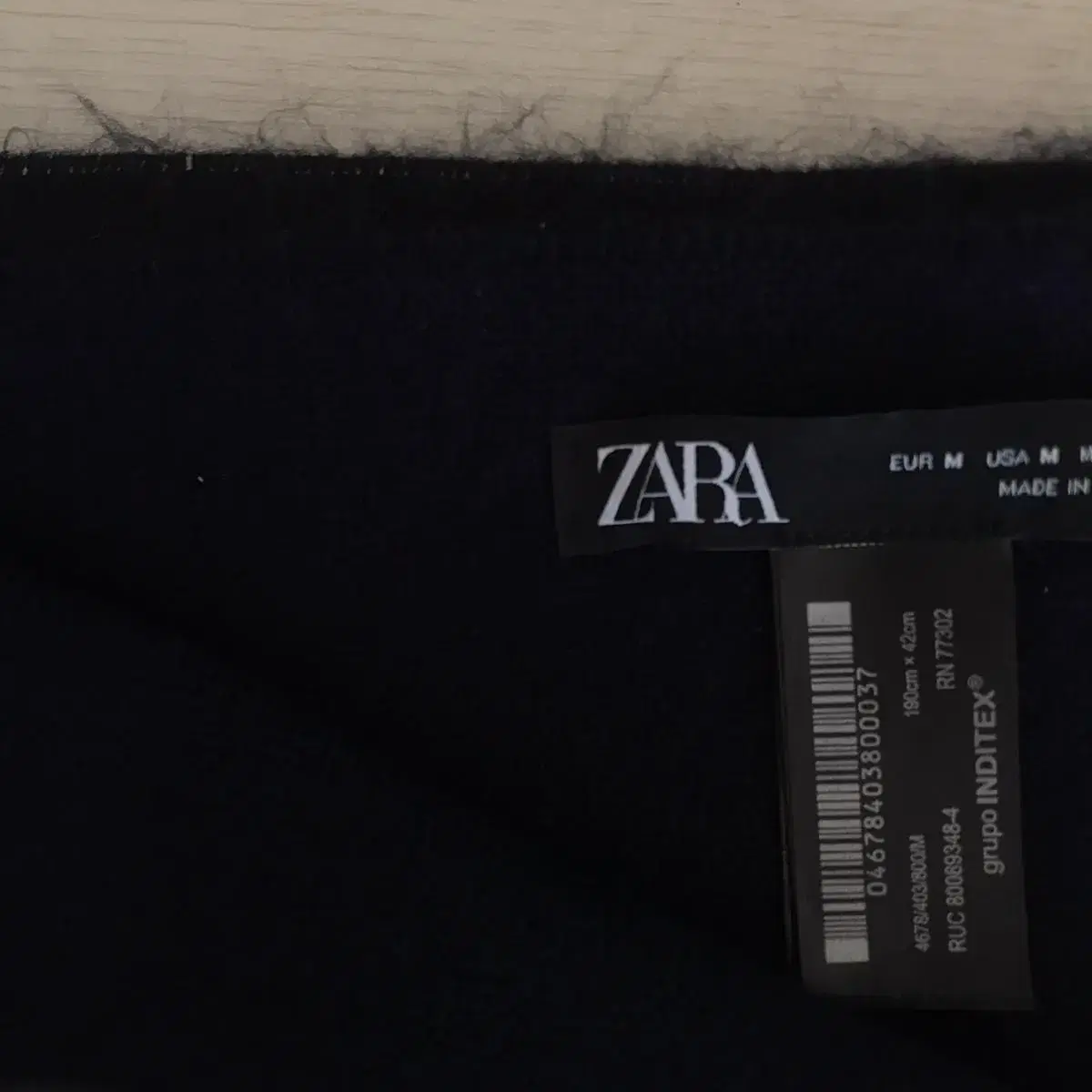 [M size] 자라 zara 더블페이스double face 스카프