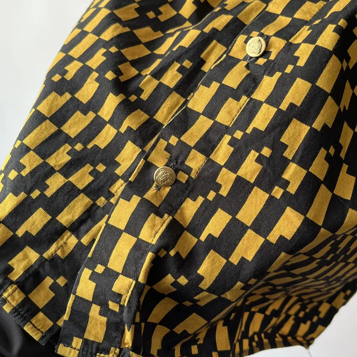 VERSACE block pattern shirt ( 이태리제 )