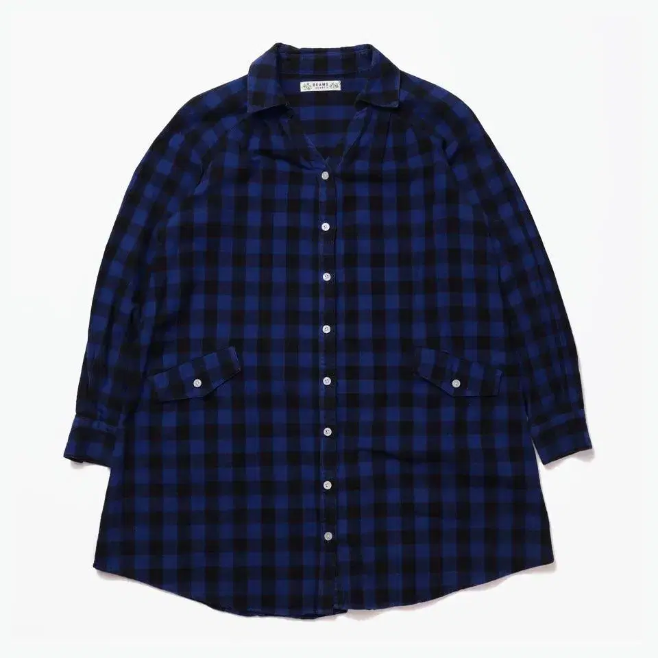 BEAMS HEART Check Shirt One Piece