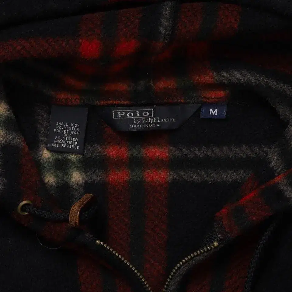 Polo By Ralph Lauren Check Fleece Hoodie