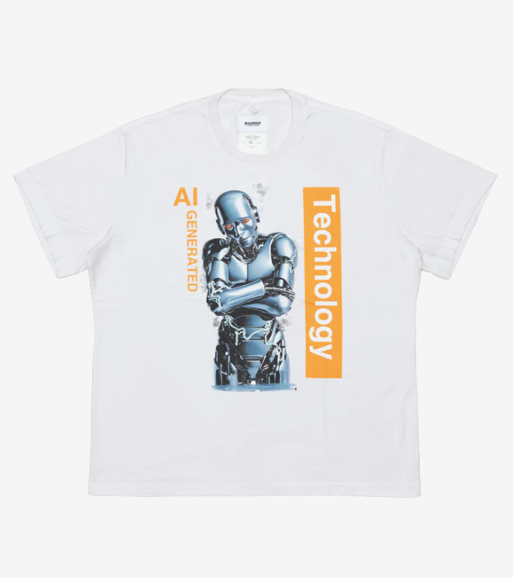 DOUBLET Android print short sleeve T-shirt