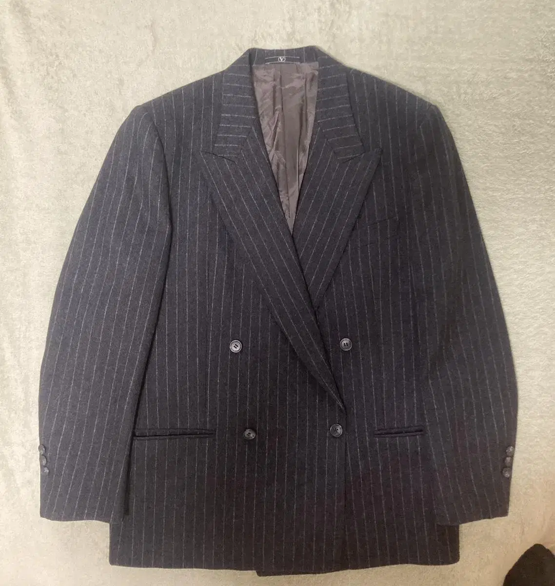 Valentino Striped double jacket 100