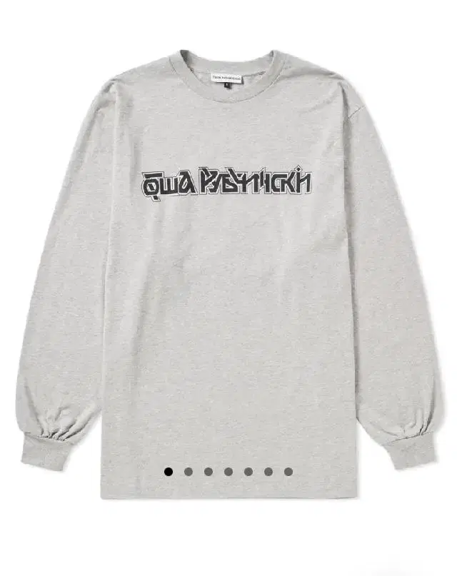 [S] GOSHA Long Sleeve Logo Oversized Tee