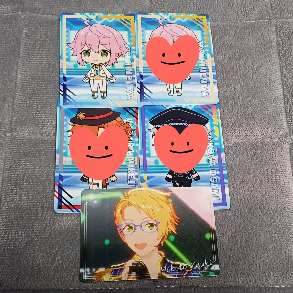 Anstar Chips kard Tori Makoto Trickstar Pineapple Pashotz Polaroid