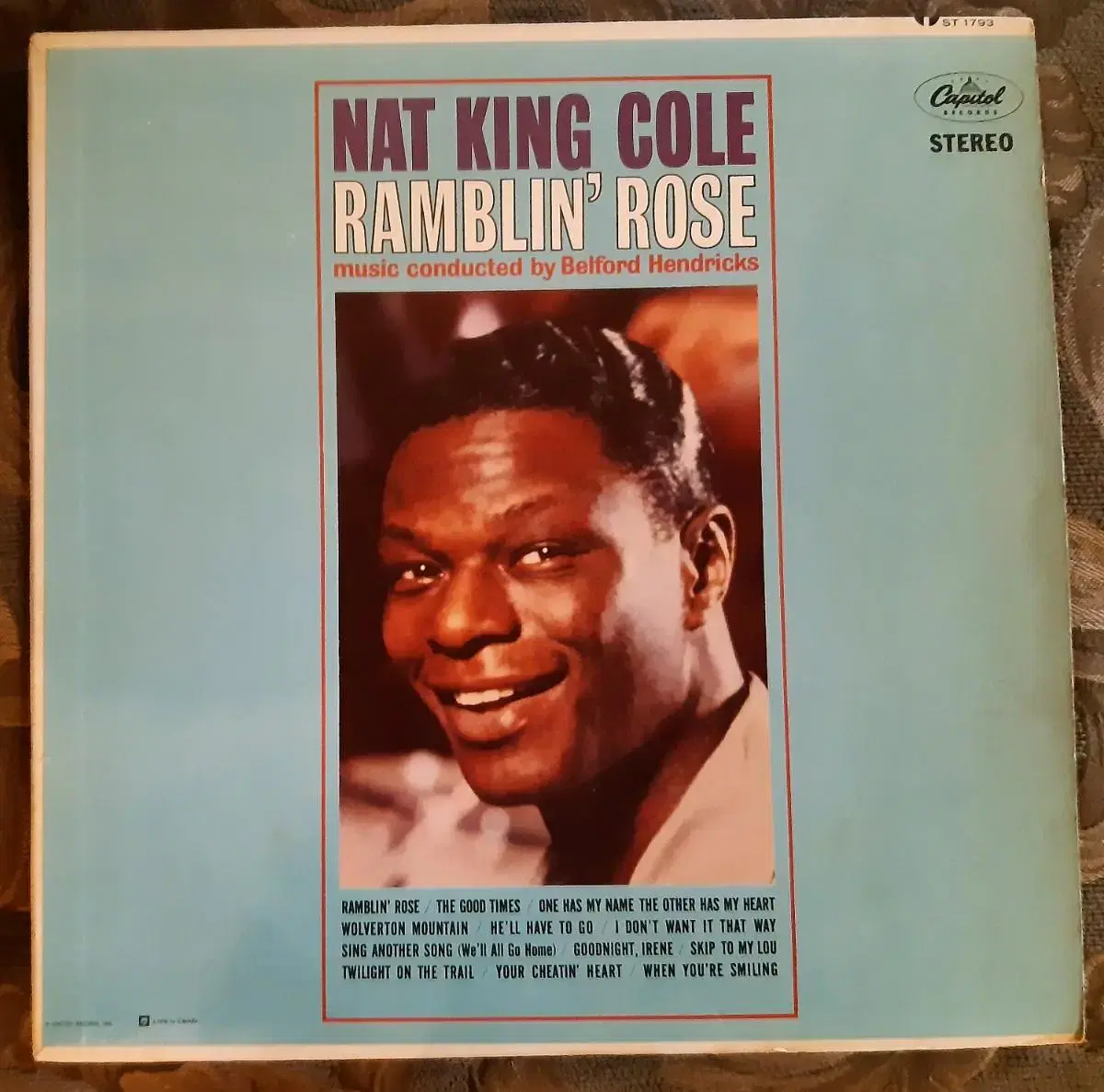 Nat King Cole ramblin' rose lp