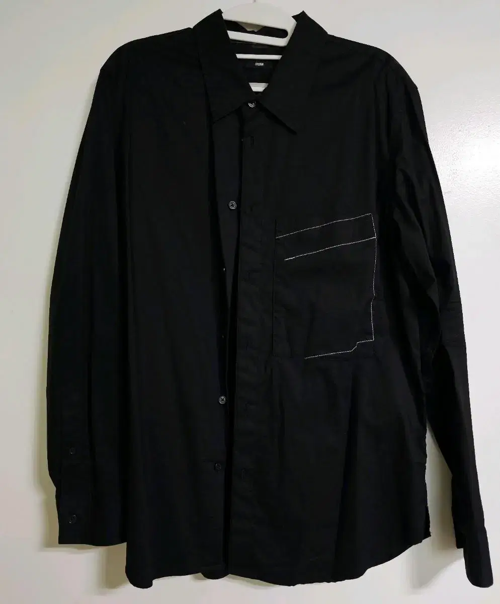 System Homme Color Stitched Shirt Size 100