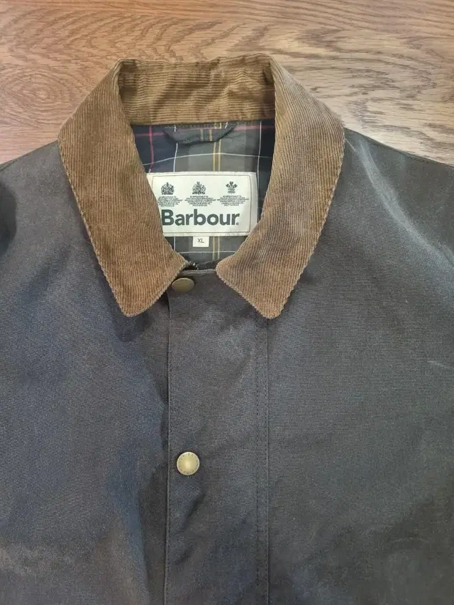 Barbour 바버 밀턴 숏 왁스 자켓 XL(105~110)